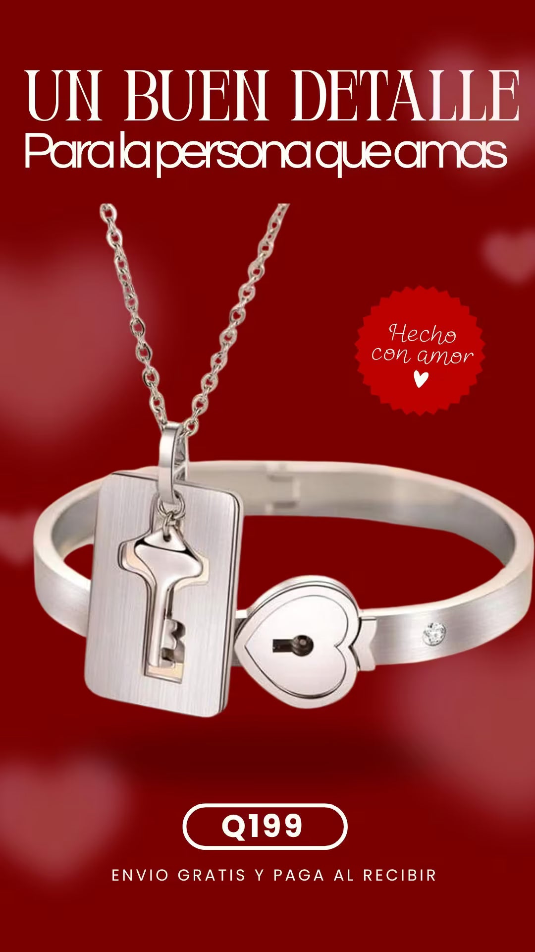 Set pulsera llave